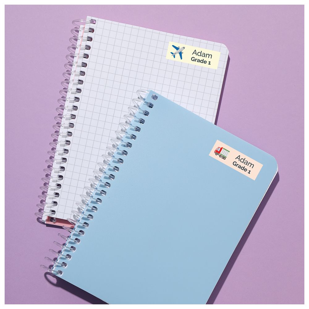 بون بون - ملصقات شخصية - عبوة من 30 ملصقًا - سيارات