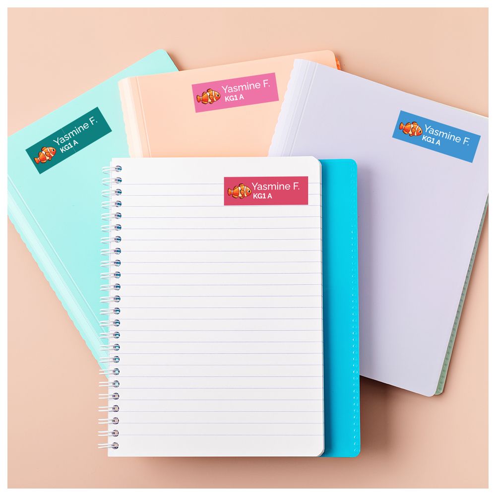 BonBon - Personalized Labels - Pack of 30 - Clownfish