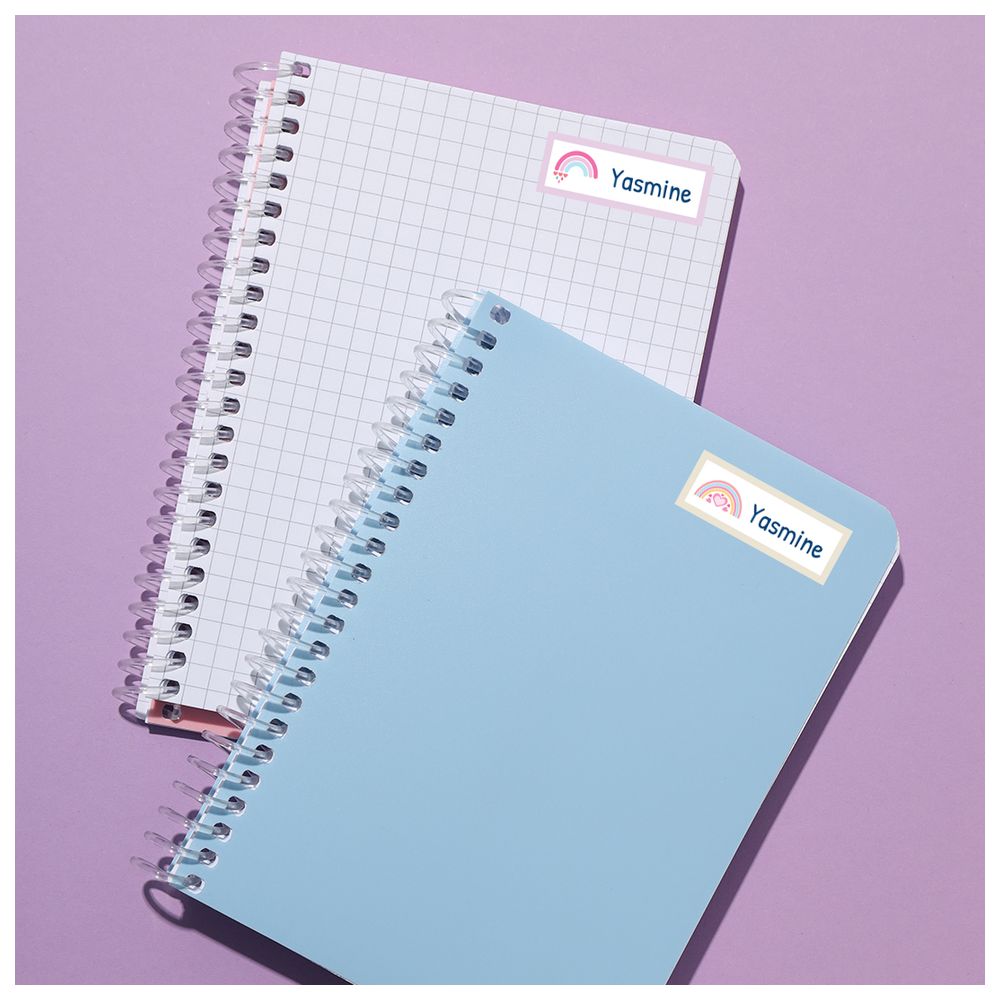 BonBon - Personalized Labels - Pack of 30 - Heart & Rainbows