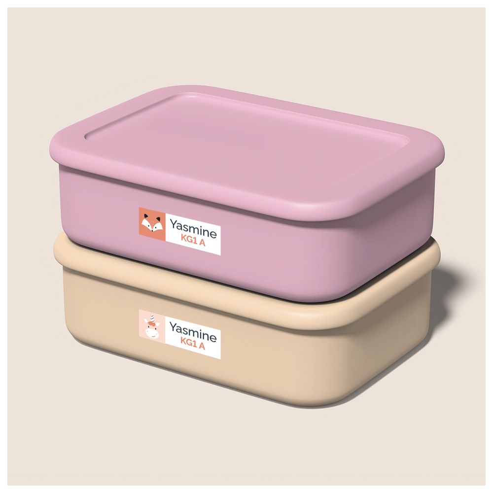 BonBon - Personalized Labels - Pack of 30 - Square Animals