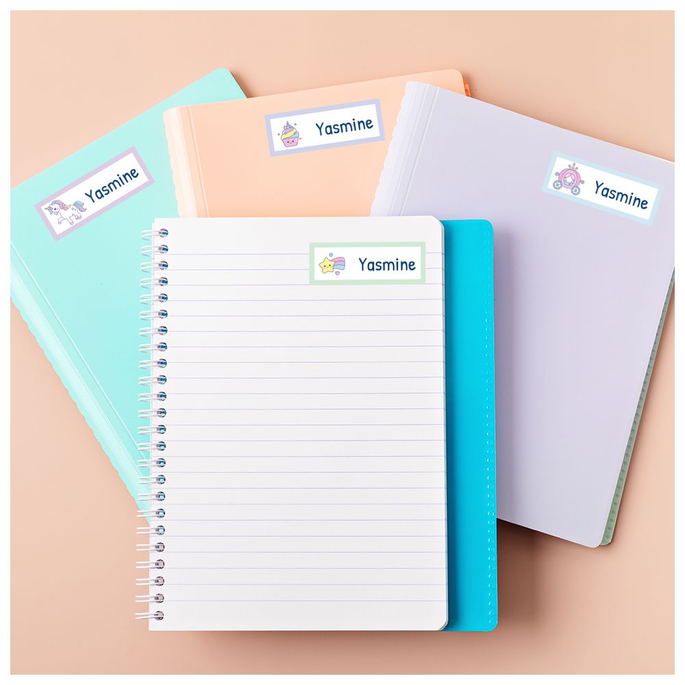 BonBon - Personalized Labels - Pack of 30 - Unicorn World