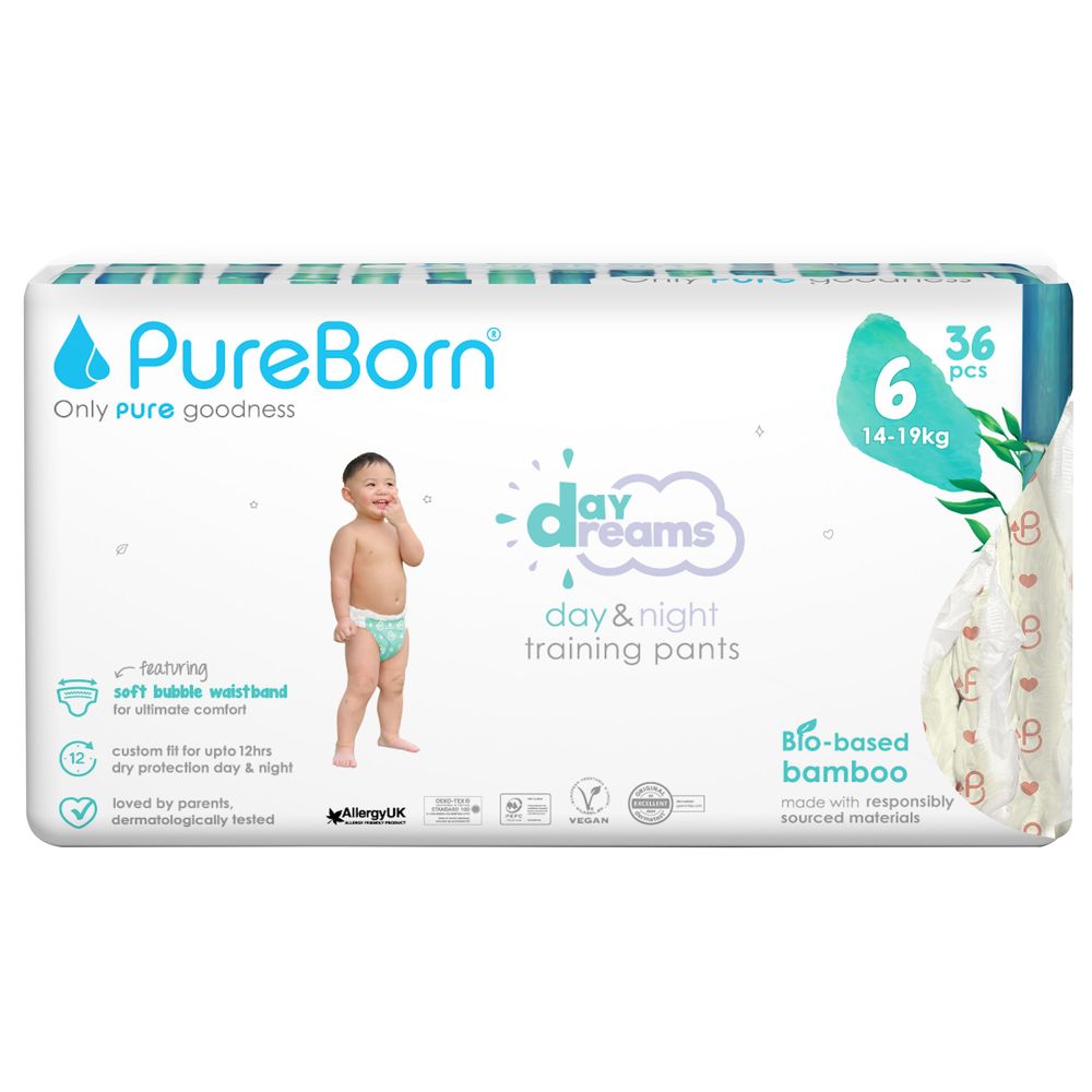 Pureborn - Daydreams Diaper Pants - Size 6 - 14-19 kg - 36 Count