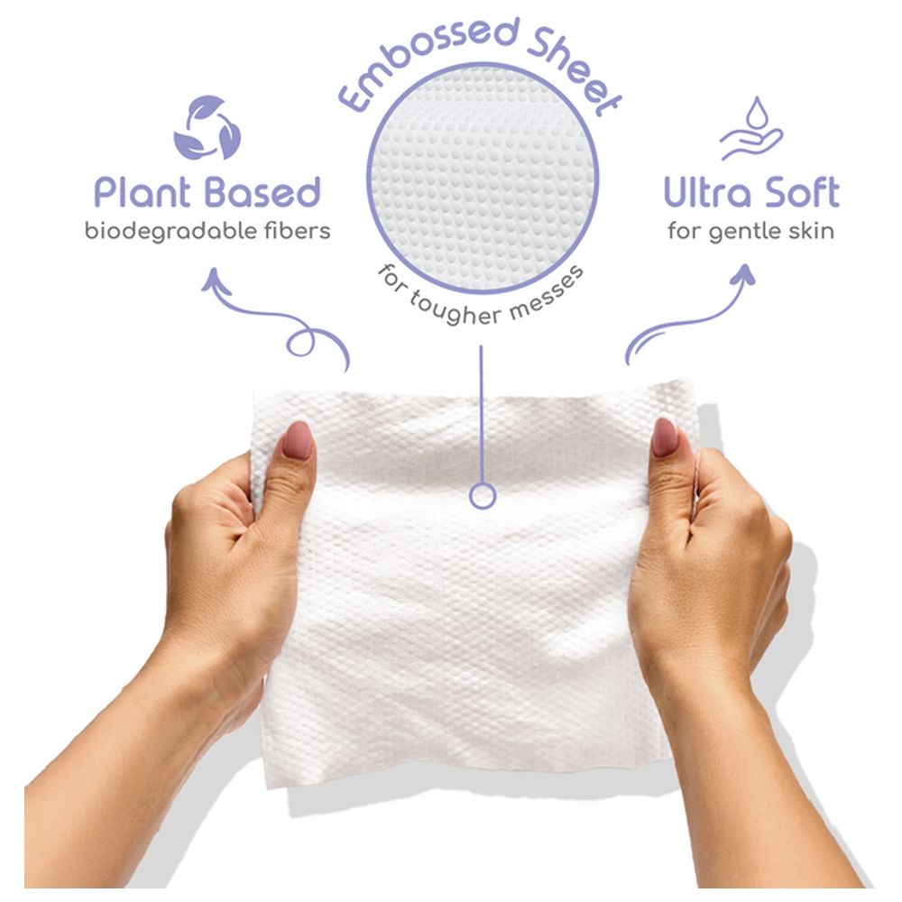 Pureborn - Pure Moisture Wipes - 60 Pcs