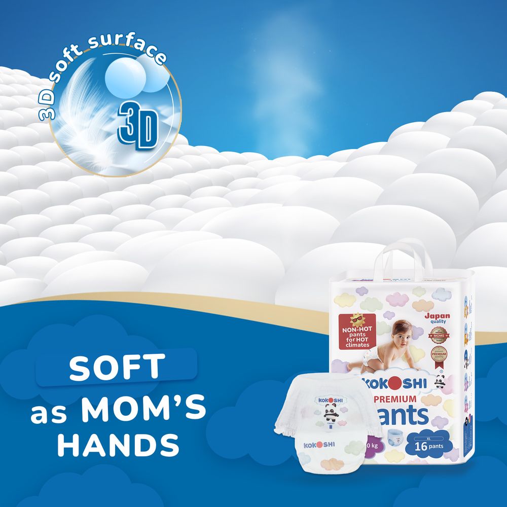 Kokoshi - Premium Baby Pants - Size 5 - 12-20kg - 16 pcs