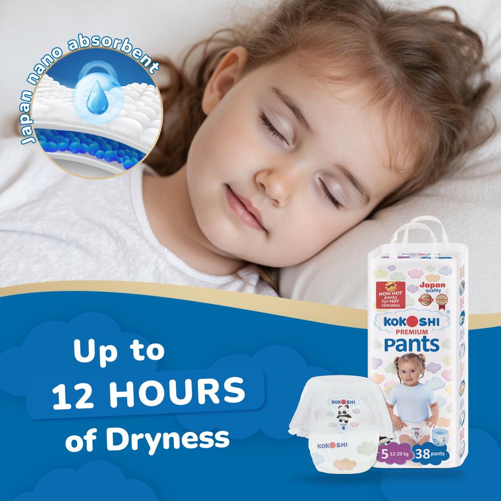 Kokoshi - Premium Baby Pants - Size 5 - 12-20kg - 76 pcs