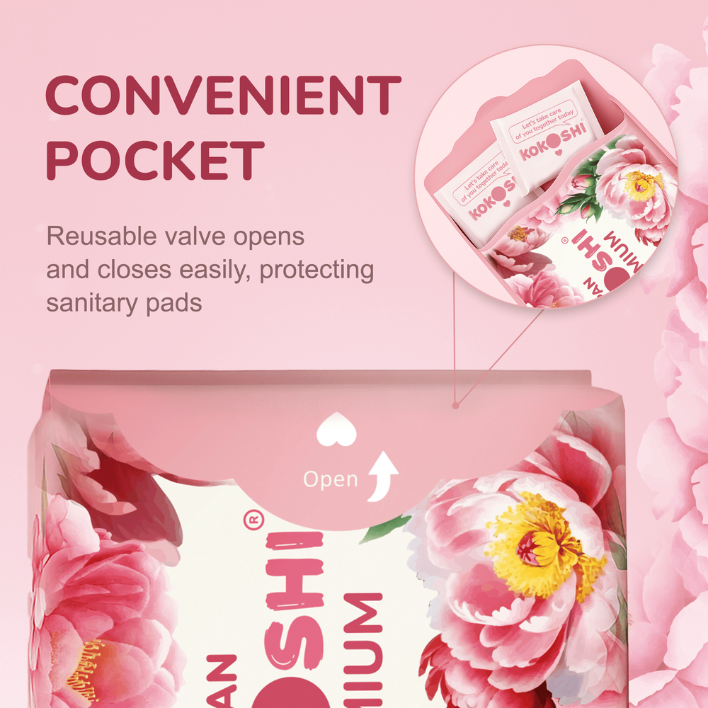 كوكوشي - فوط صحية فاخرة للاستخدام النهاري - 10 فوط