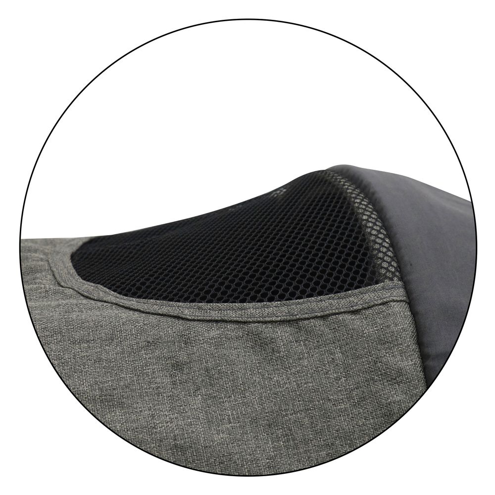 Bebesitos - Smoothride Reversible Stroller With Head Pillow - Grey