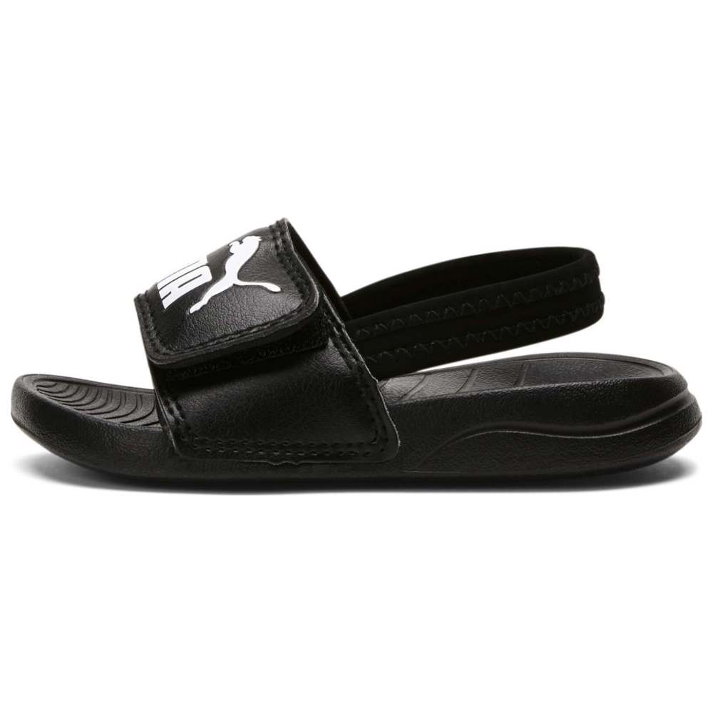 بوما - صندل بوب كات 20 بحزام خلفي للمواليد - أسود