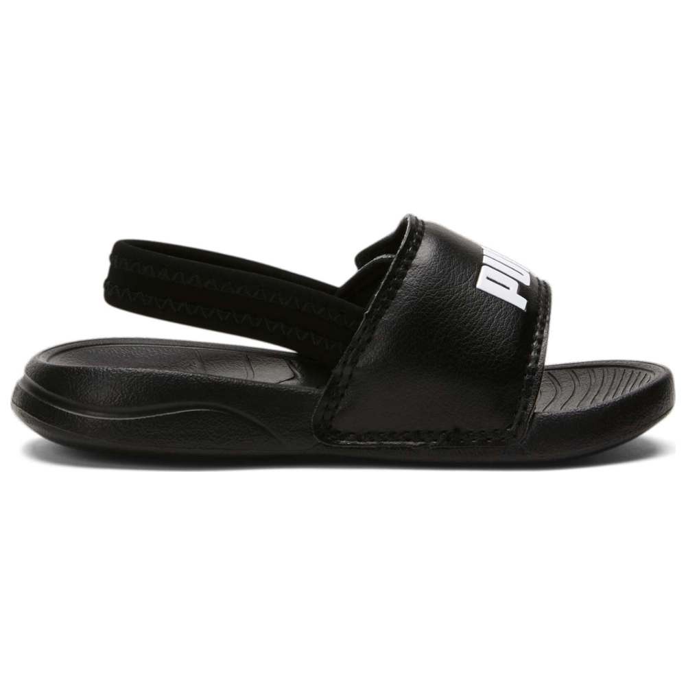 بوما - صندل بوب كات 20 بحزام خلفي للمواليد - أسود