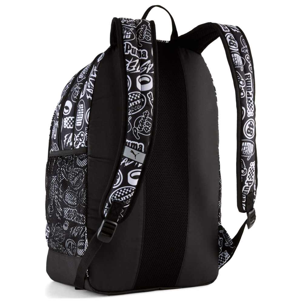 Puma - Alternative Closureademy All Over Print Backpack Puma - Black - 18.70-Inch/47.5cm