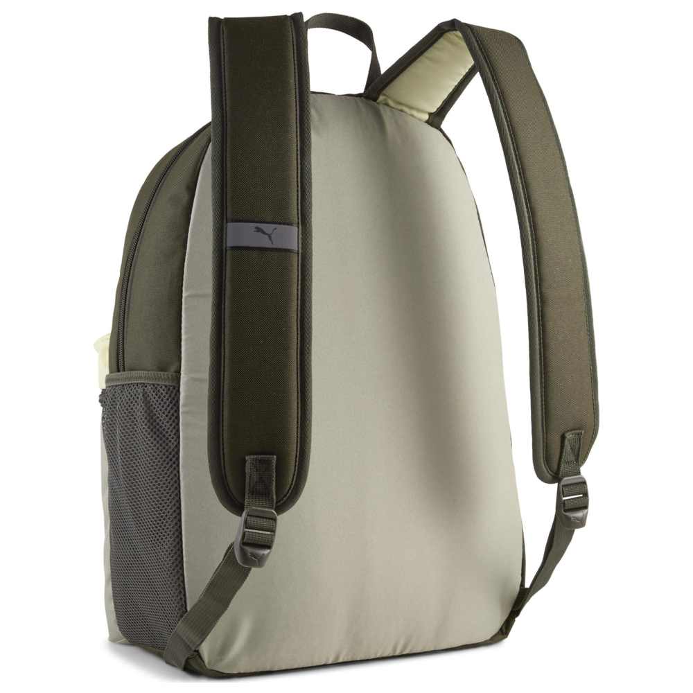 Puma - Phase Color Block Backpack - Dark Olive - 17.32-Inch/44cm