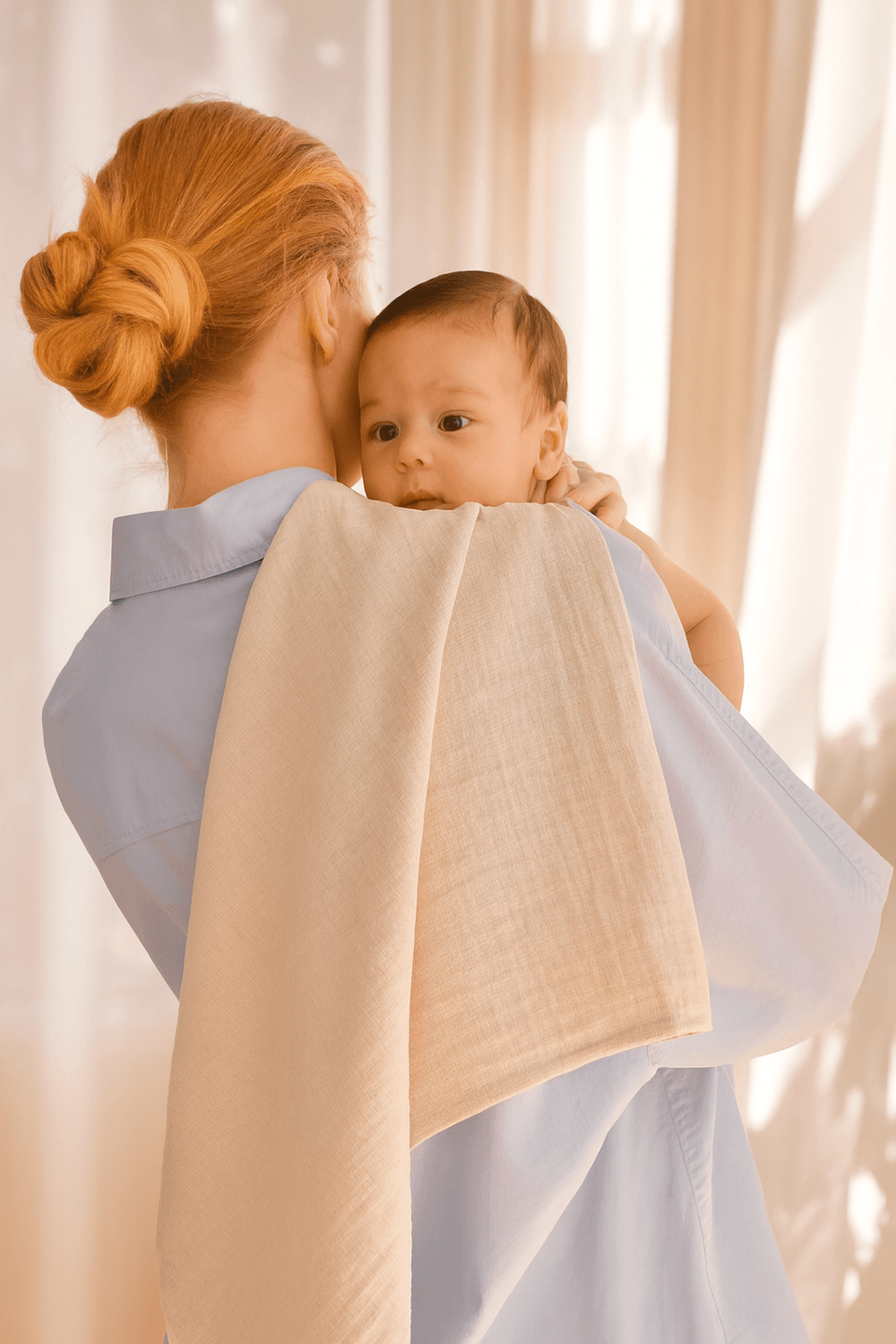 مونبون - طقم من قطعتين - قماش موسلين قطني عضوي