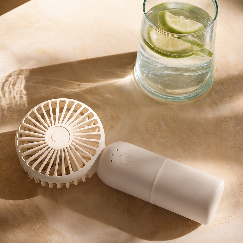 Moonboon Clip-On Mini Fan - White