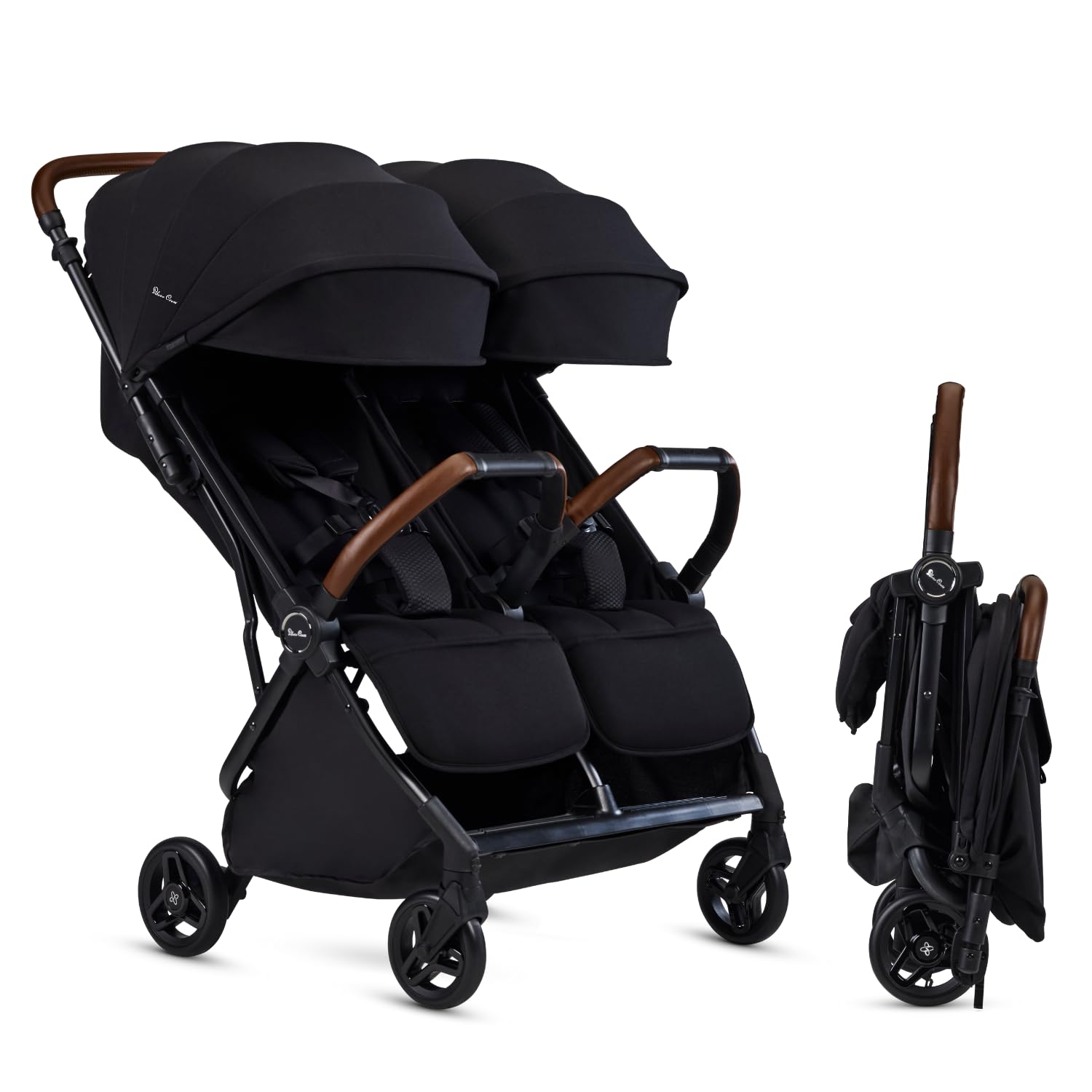 Silver Cross - Jet Double Stroller - Black