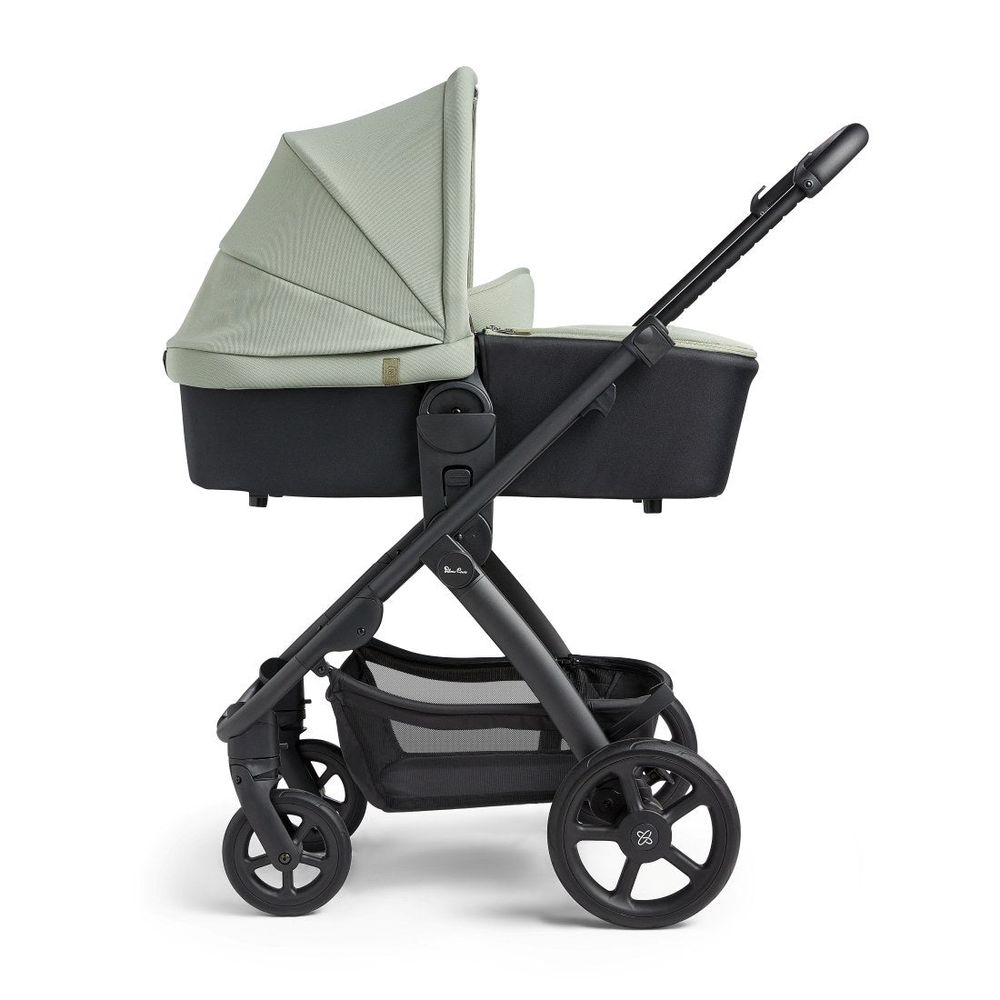 Silver Cross - Tide Stroller, Seat Unit With Carrycot - Sage/Black