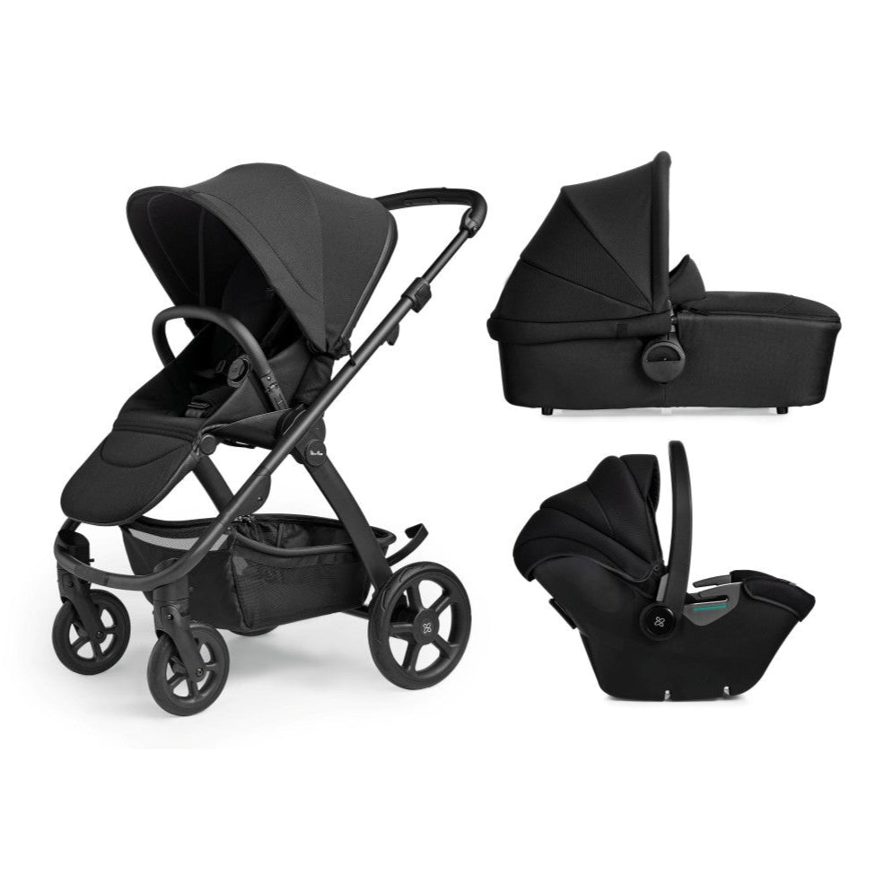 Silver Cross - Tide Stroller, Seat Unit With Carrycot - Space