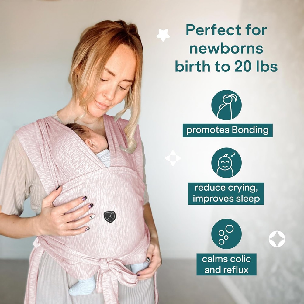 Koala Babycare - Cuddle Band Sling Baby Carrier - Pink