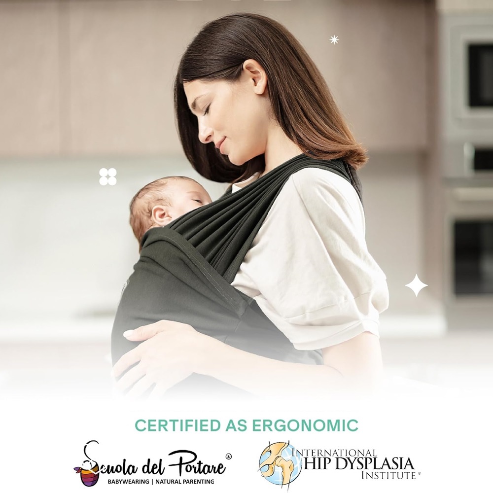 Koala Babycare - Cuddle Band 2 Sling Baby Carrier - Green