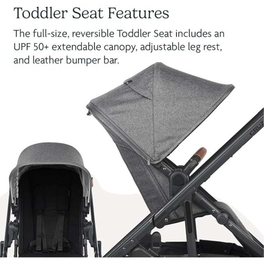 اوبا بيبي - عربية الأطفال كروز في2 - رمادي