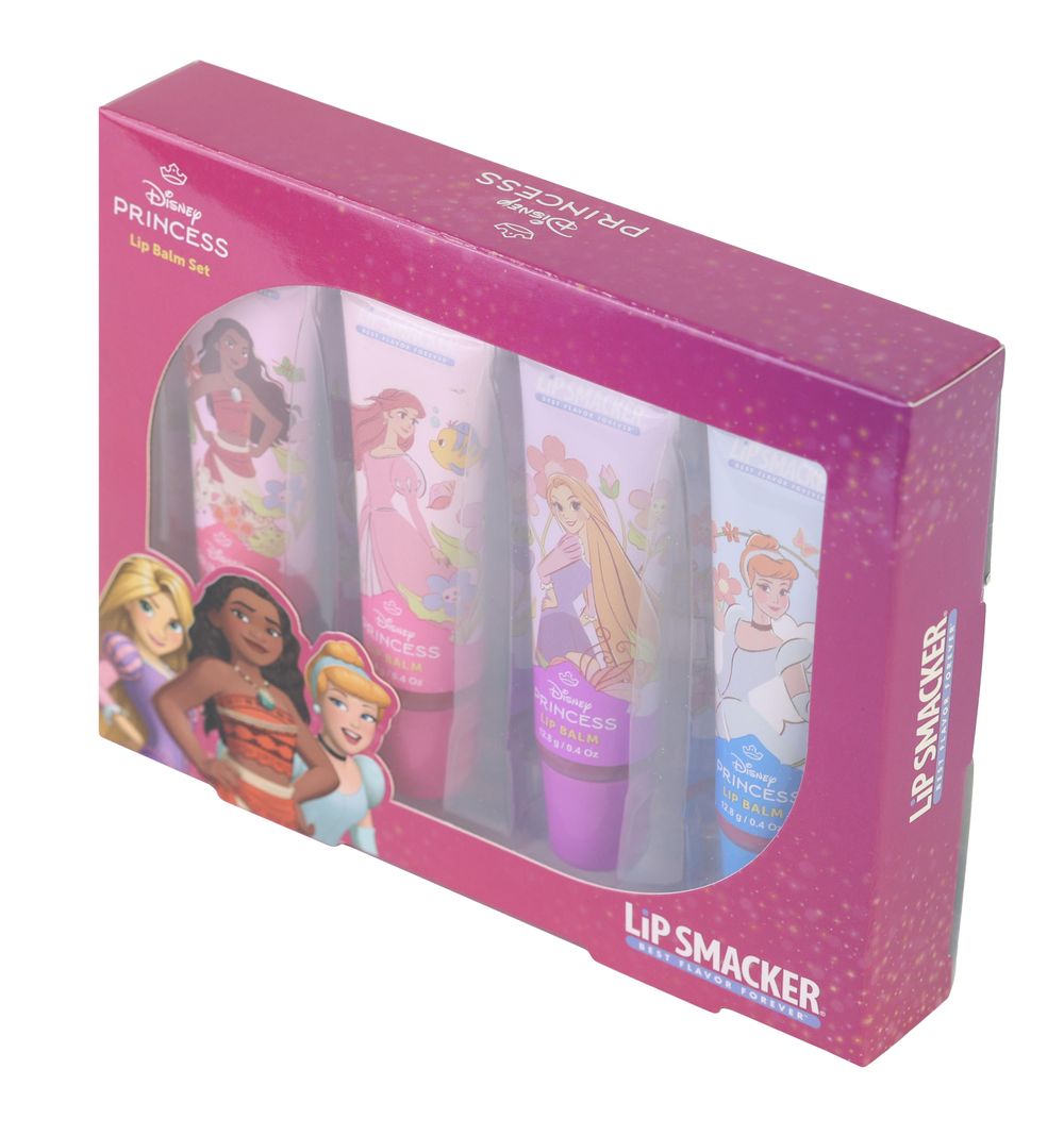 ليب سماكر - مجموعة بلسم شفاه أميرات ديزني - عدد 4  - 12.8 غرام