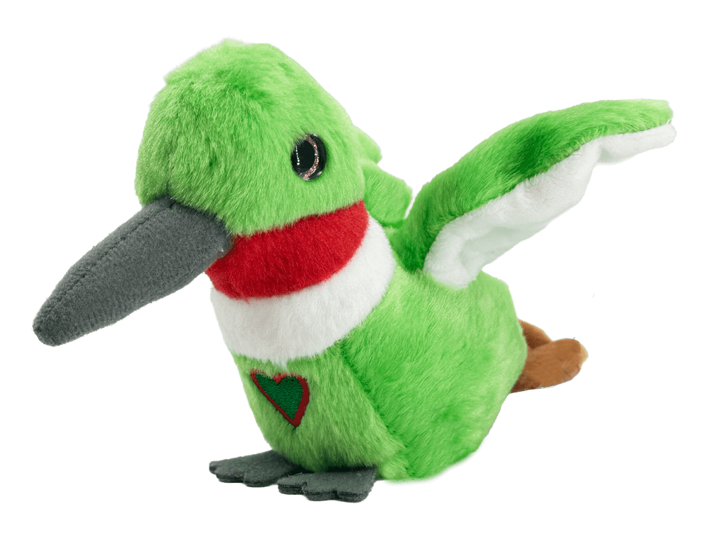 Happy Yappers - Humming Bird Plush Toy - Green