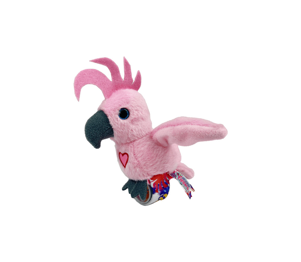 Happy Yappers - Cockatoo Wearable Plush Bird - Pink
