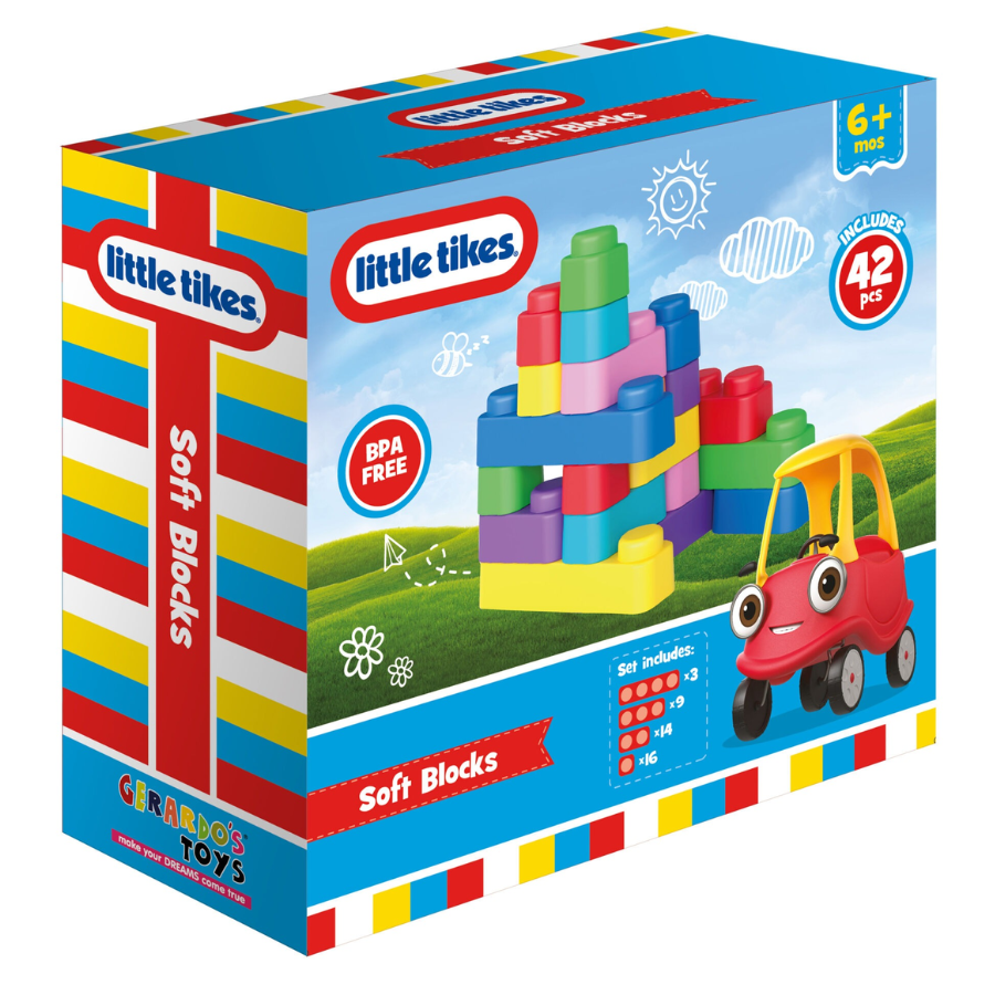 Little Tikes - Soft Blocks Set - 42 Pcs