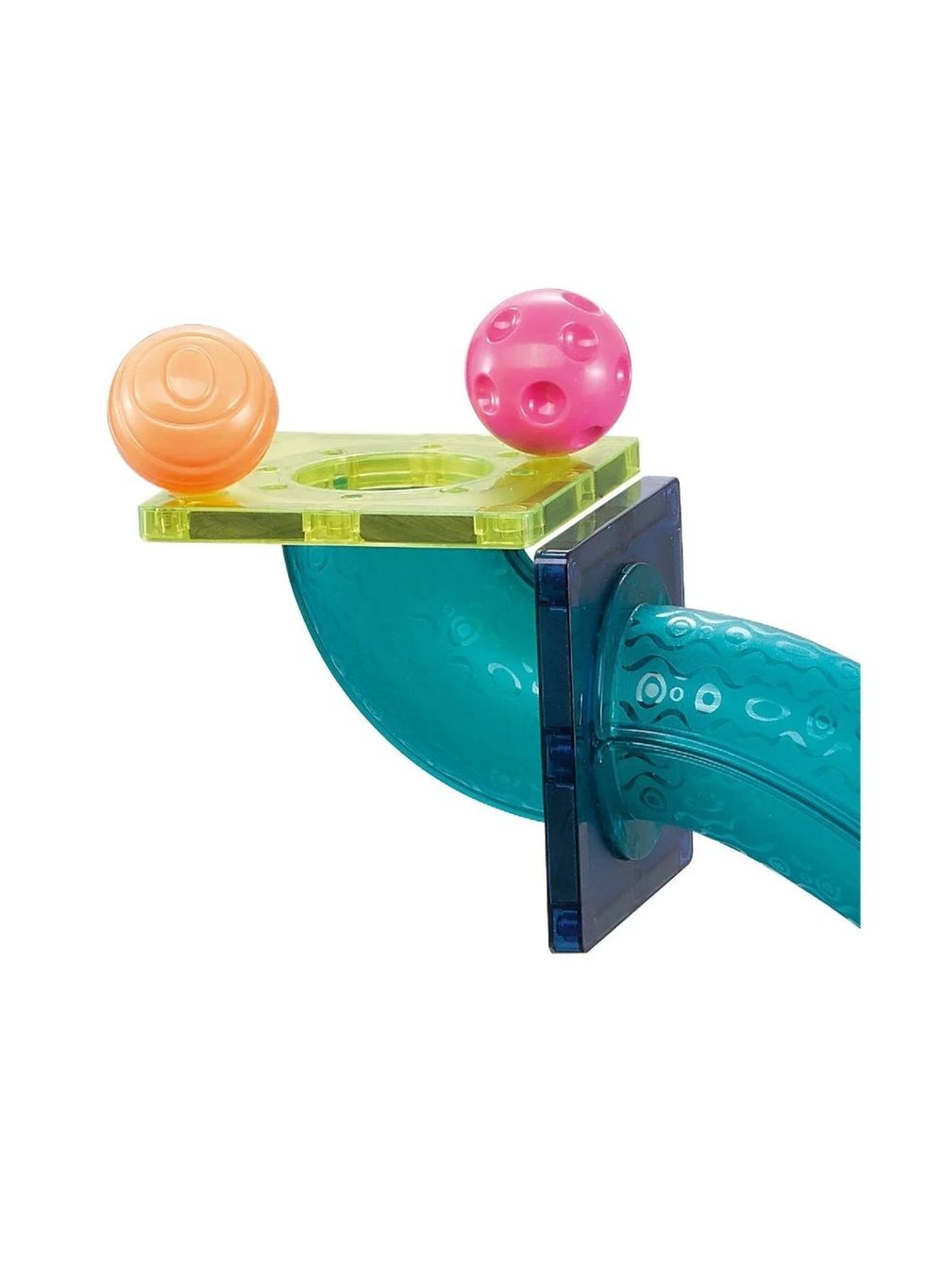 Little Hero - Magnetika Classic Ball Maze Magnetic Tiles - 78 Pcs