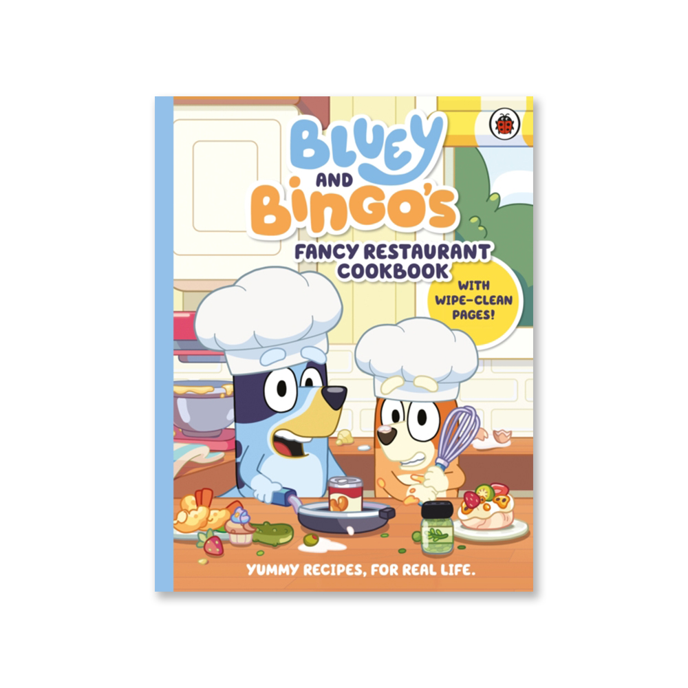كتاب Penguin Random House Children's UK - Bluey And Bingoâ€™s Fancy Restaurant Cookbook