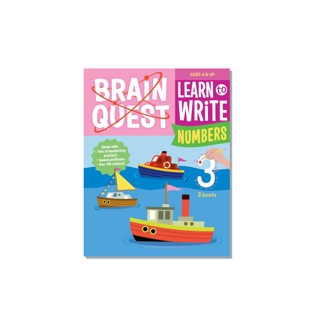 Brain Quest Learn To Write : Numbers