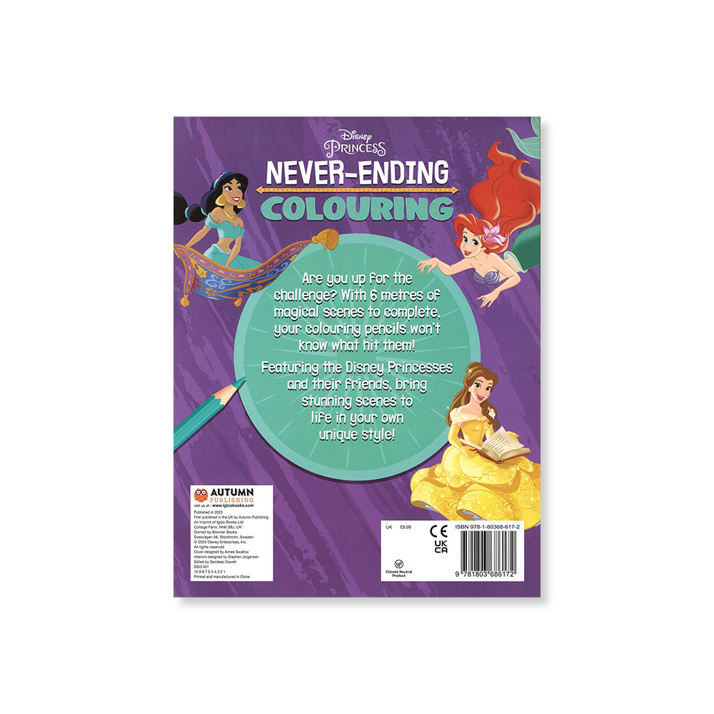 Disney Princess: Never-Ending Colouring