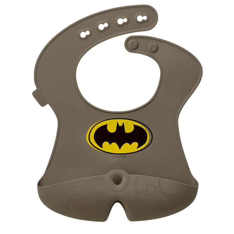 B.Box - Batman Silicone Bib - Yellow/Grey