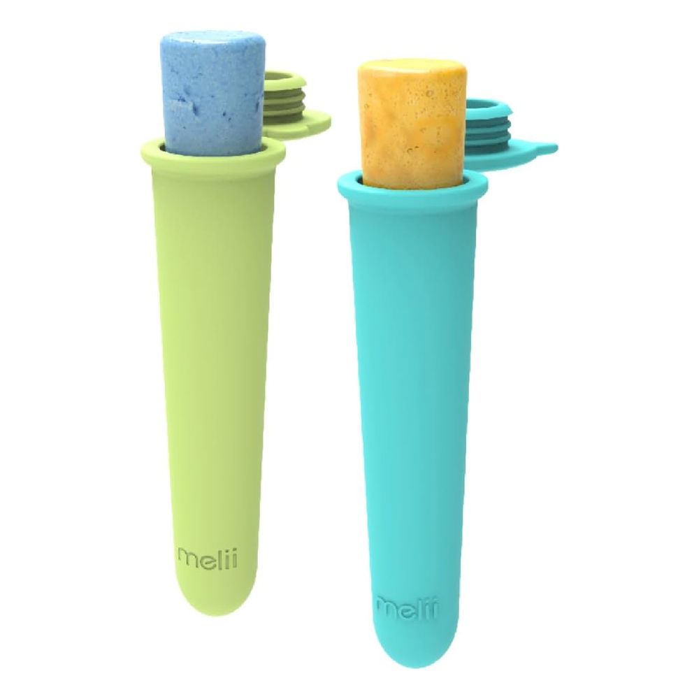 Melii Silicone Push Pops - Shark/Bear - 2 Pcs