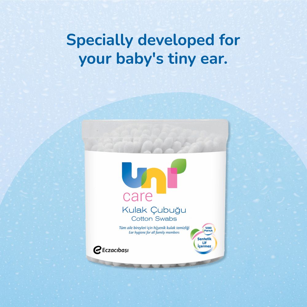 Uni Baby - Care Cotton Swab - 100 Pcs