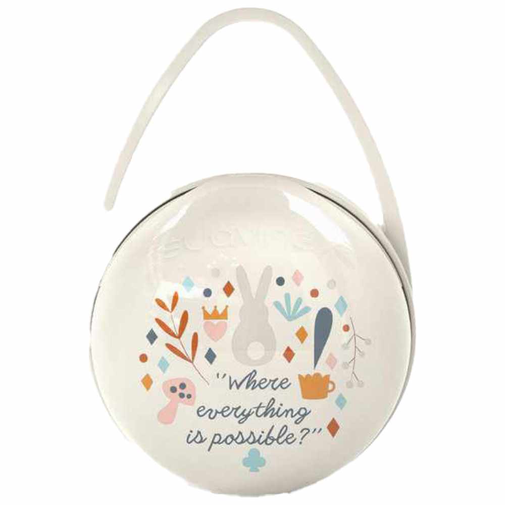 Suavinex - Duo Pacifier Holder With Flexible Handle - Light Beige