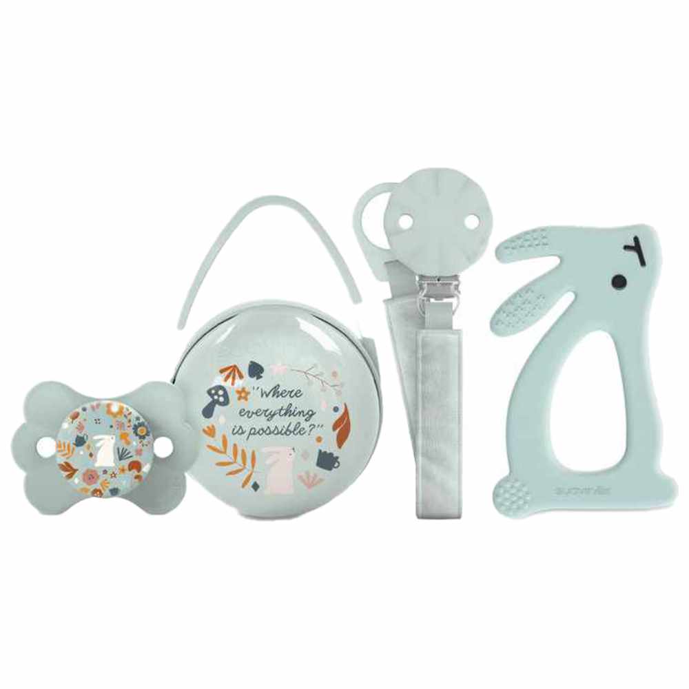 سوافينيكس - طقم هدايا للأطفال من عمر 0-6 أشهر - أزرق