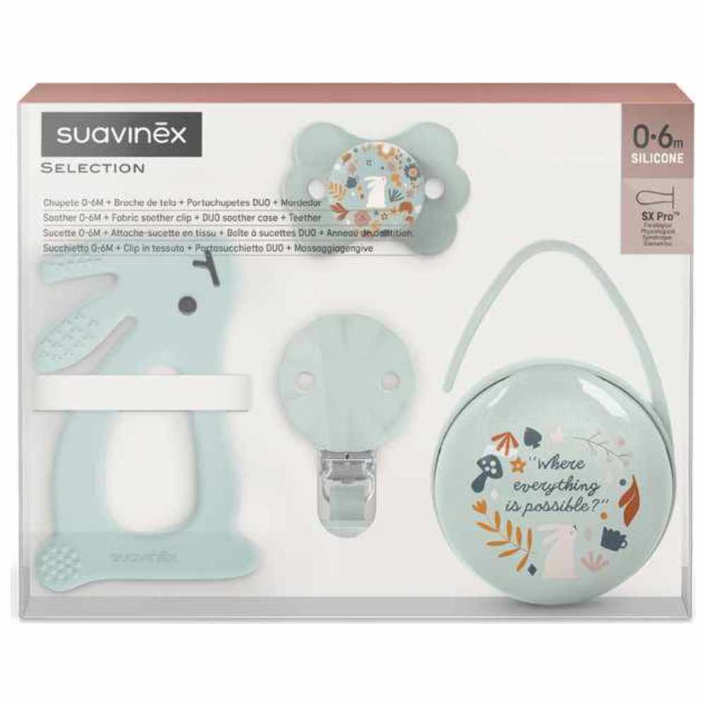 سوافينيكس - طقم هدايا للأطفال من عمر 0-6 أشهر - أزرق
