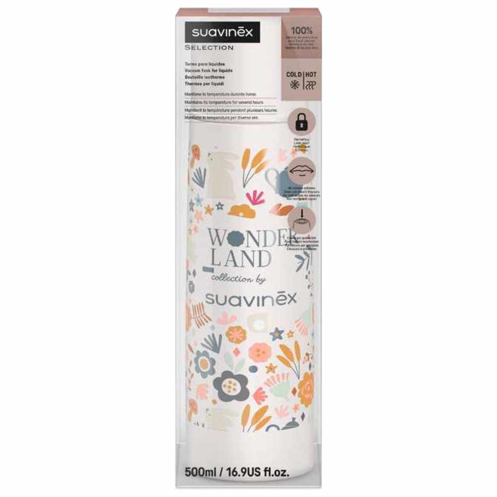 Suavinex - Baby Thermos for Carrying Baby's Hot & Cold Beverages 0M+ 500ml - Green