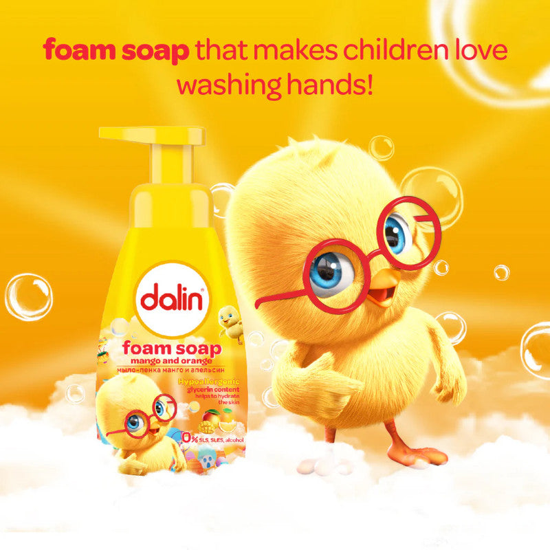 Dalin - Foam Soap - Mango And Orange - 200 ml