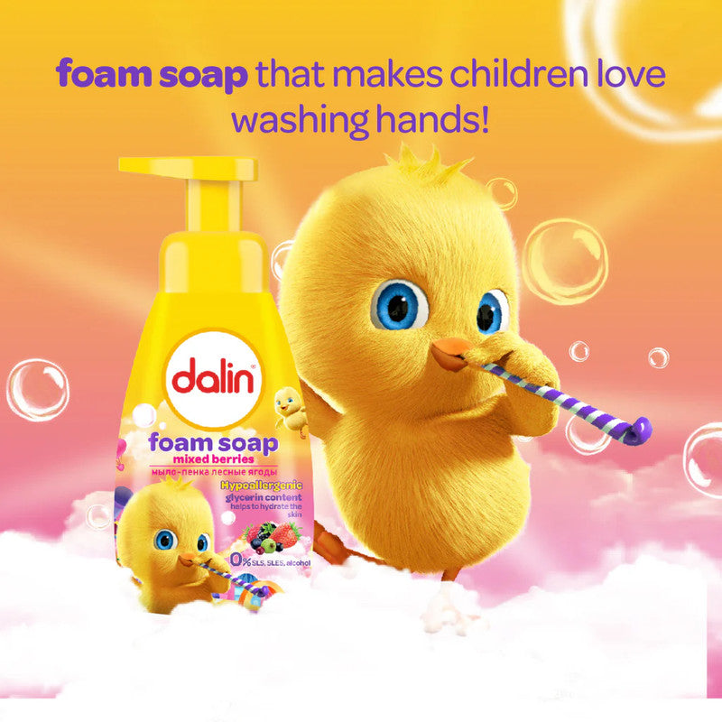 Dalin - Foam Soap - Mixed Berries - 200 ml