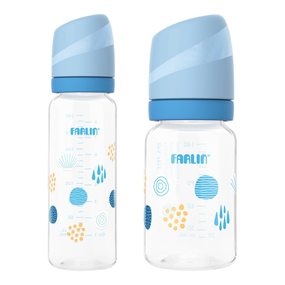 Farlin Grow With Colours PP Standard Neck Feeding Bottle - 240 ml