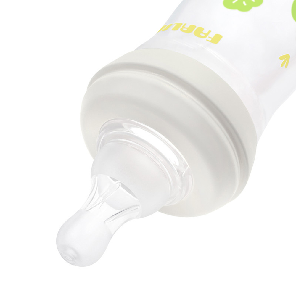 Farlin Grow With Colors PP Wide Neck Feeding Bottle - Yellow - 270 ml