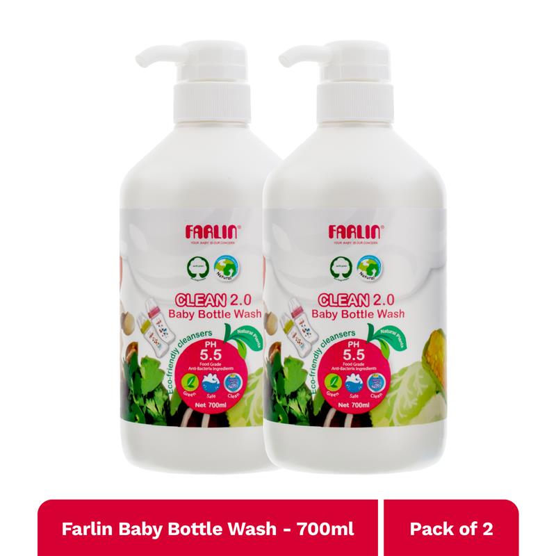 فارلين - غسول الرضّاعات - 700 مل - قطعتين