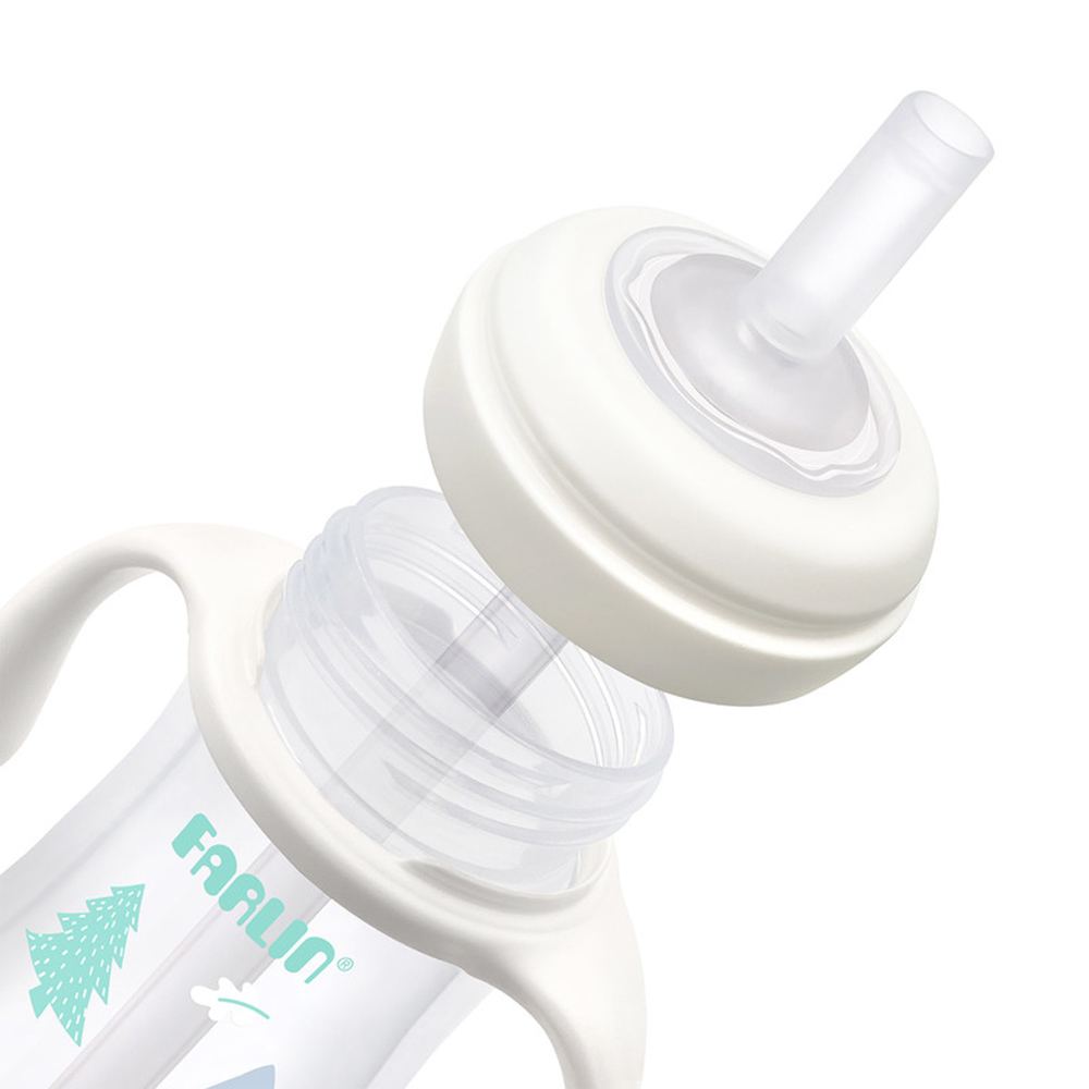 Farlin Grow With Colours PP Wide Neck Drinking Cup With Handle - Green - 270 ml