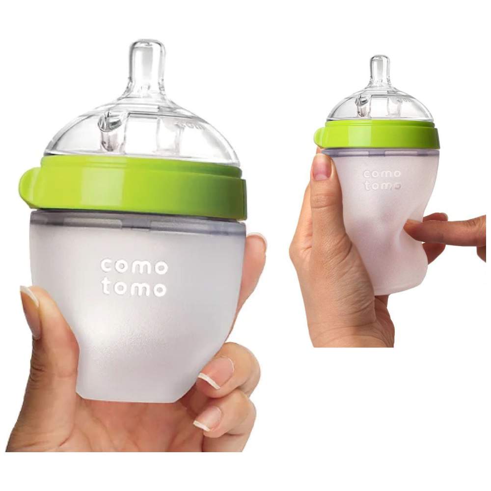 كوموتومو - رضّاعات مضادة للمغص للأطفال - أخضر - قطعتان