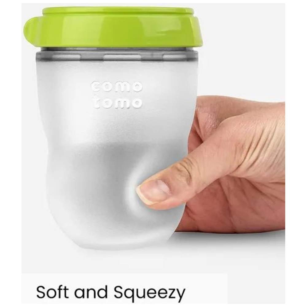 كوموتومو - رضّاعات مضادة للمغص للأطفال - أخضر - قطعتان