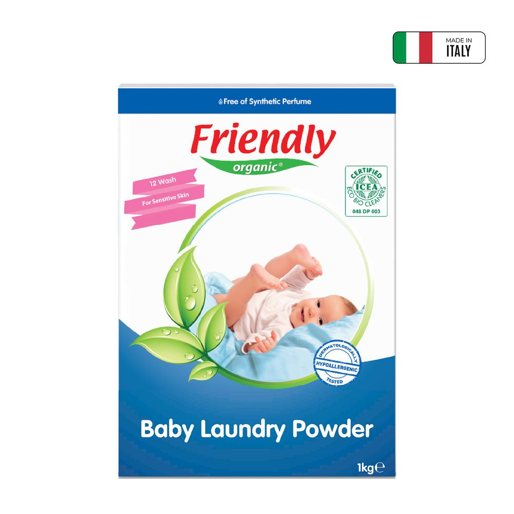Friendly Organic Organic Baby Laundry Powder - 1kg - 2 Pcs
