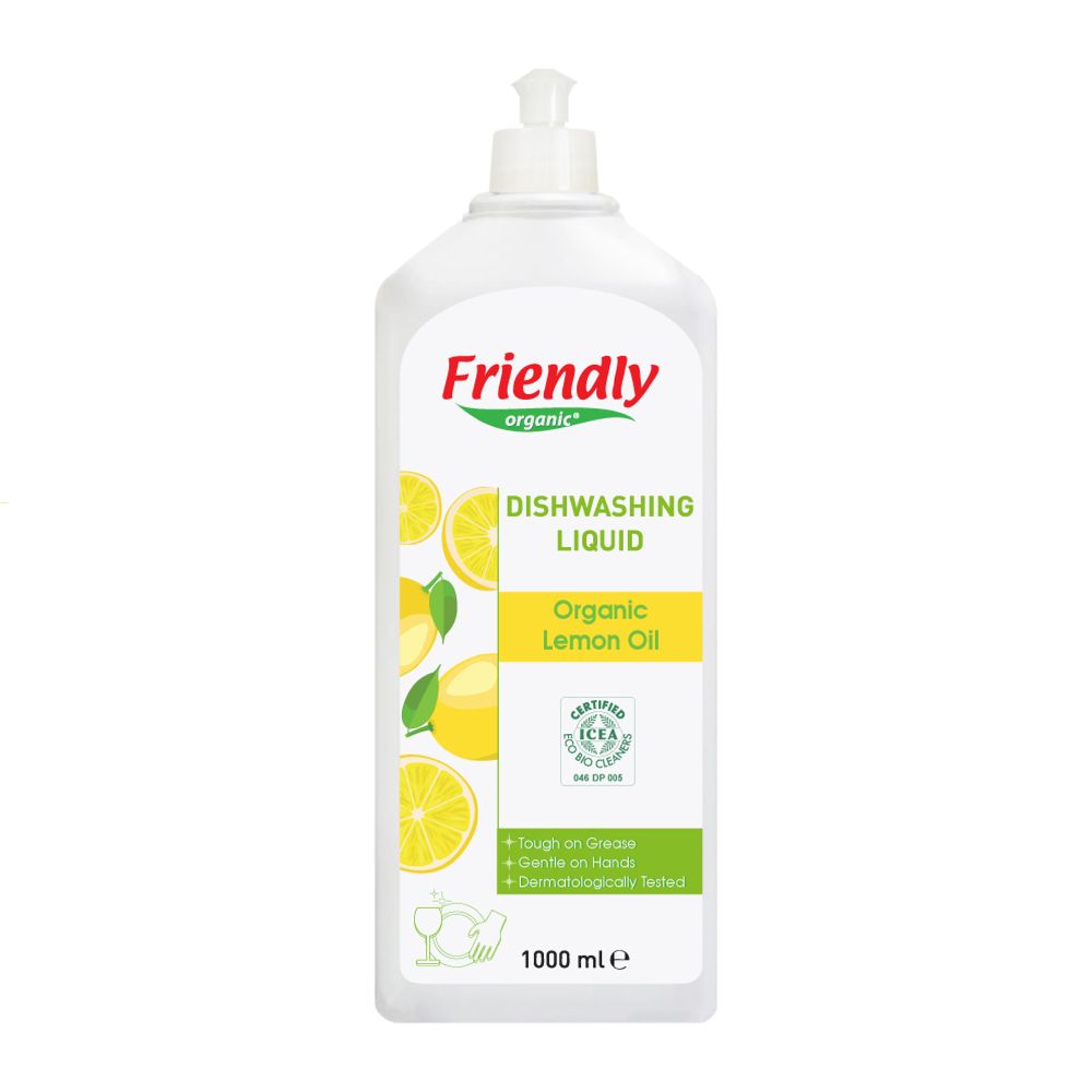 Friendly Organic - Dishwashing Liquid - Lemon Oil - 1 L