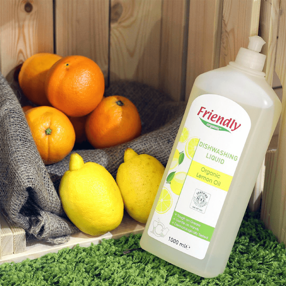Friendly Organic - Dishwashing Liquid - Lemon Oil - 1 L