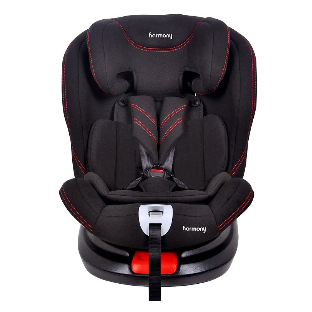 Harmony - 3-In-1 Freestyle Deluxe Car Seat With Isofix & Top Tether - Black